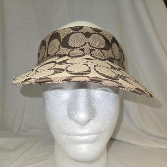 Coach Women\'s Brown and Tan Hat